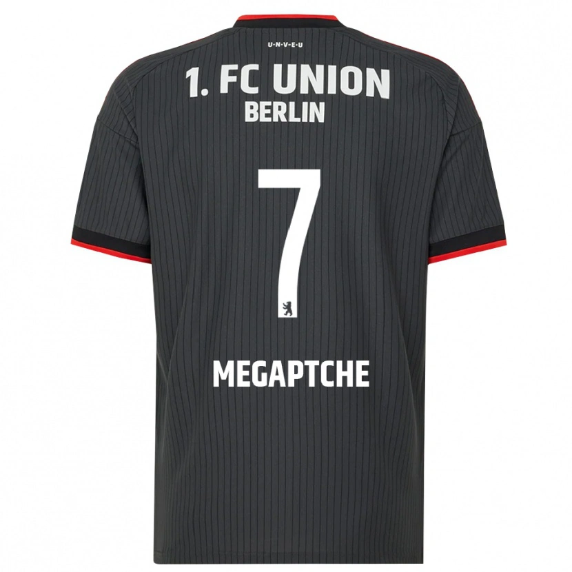 Danxen Niño Camiseta Yann Megaptche #7 Negro Blanco Rojo 2ª Equipación 2026/27 La Camisa México