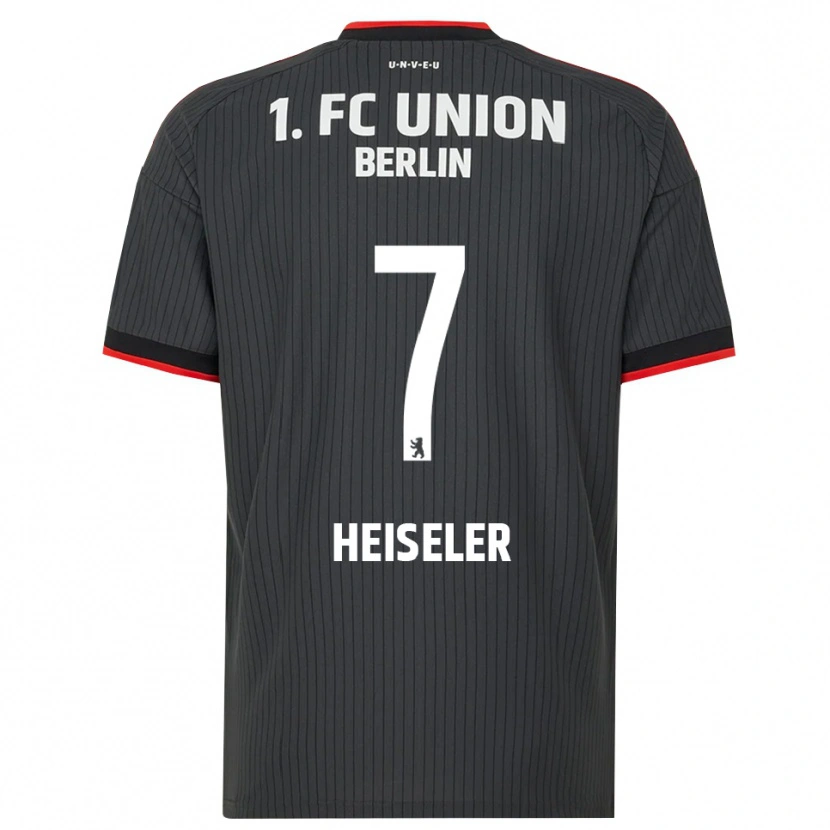 Danxen Niño Camiseta Lisa Heiseler #7 Negro Blanco Rojo 2ª Equipación 2026/27 La Camisa México