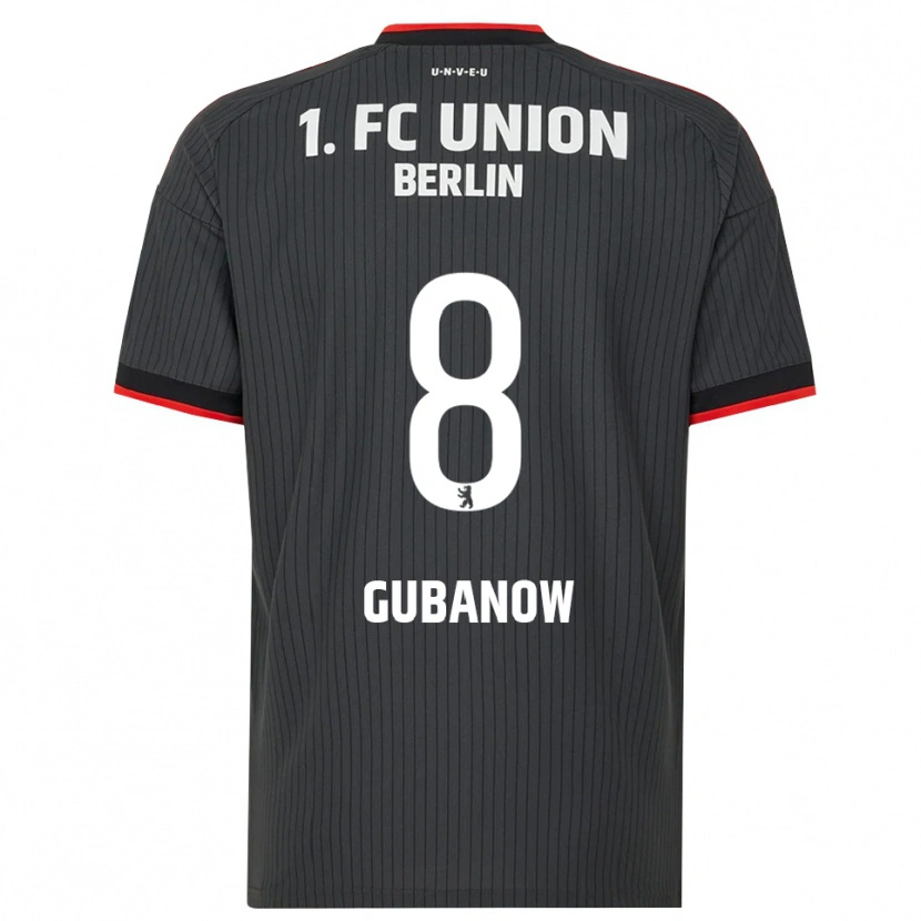 Danxen Niño Camiseta Oskar Gubanow #8 Negro Blanco Rojo 2ª Equipación 2026/27 La Camisa México