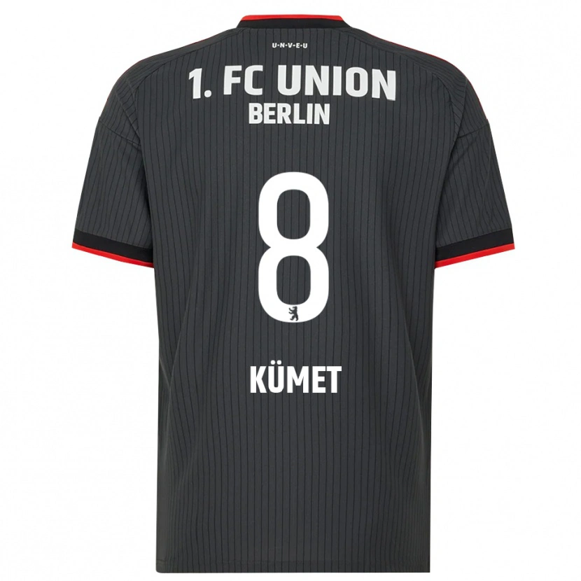 Danxen Niño Camiseta Hewal Kümet #8 Negro Blanco Rojo 2ª Equipación 2026/27 La Camisa México