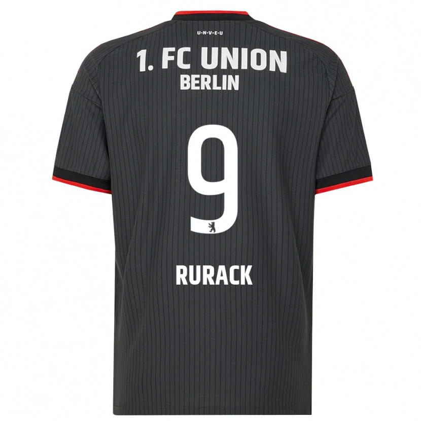 Danxen Niño Camiseta Zita Rurack #9 Negro Blanco Rojo 2ª Equipación 2026/27 La Camisa México