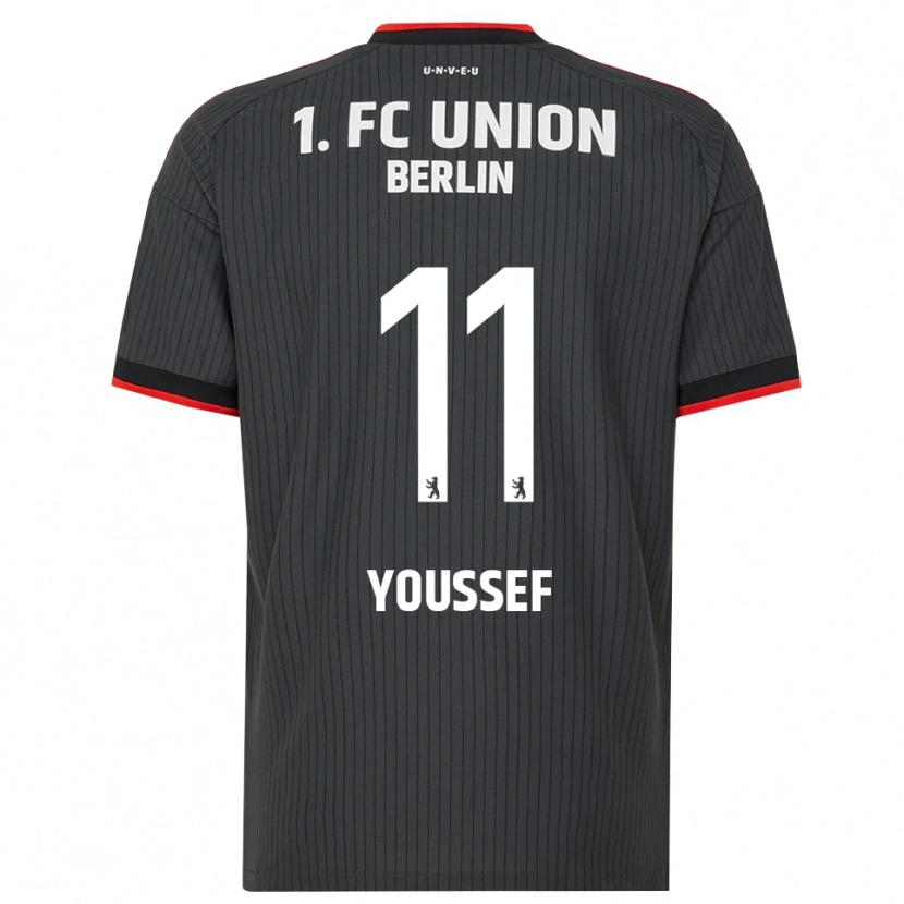Danxen Niño Camiseta Nour Youssef #11 Negro Blanco Rojo 2ª Equipación 2026/27 La Camisa México