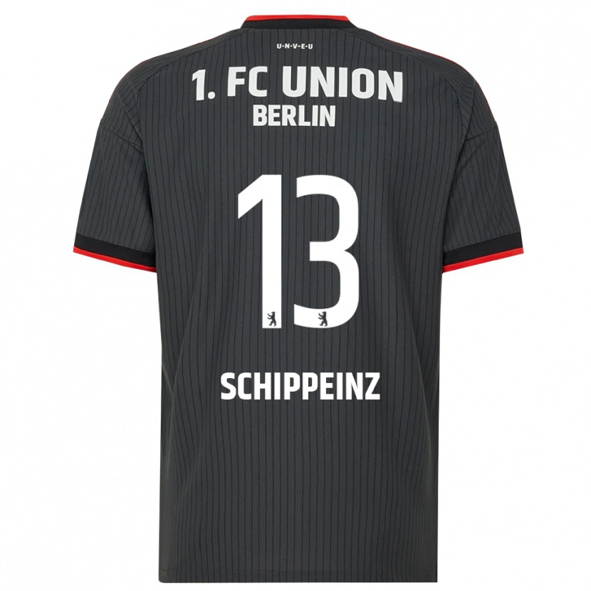 Danxen Niño Camiseta Mark Schippeinz #13 Negro Blanco Rojo 2ª Equipación 2026/27 La Camisa México