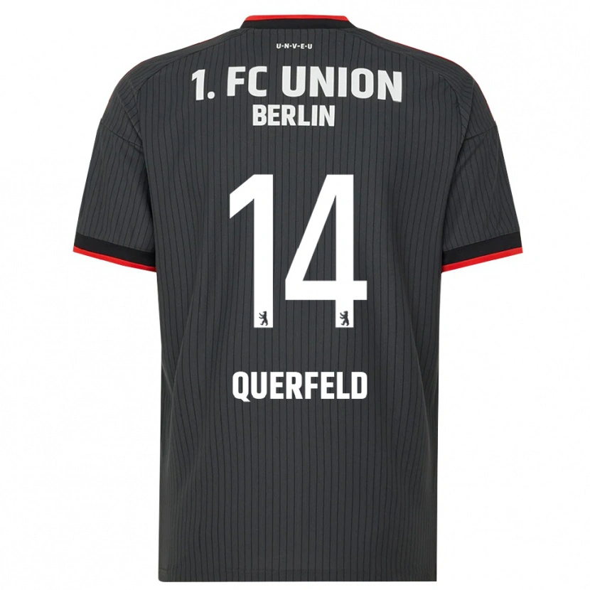 Danxen Niño Camiseta Leopold Querfeld #14 Negro Blanco Rojo 2ª Equipación 2026/27 La Camisa México