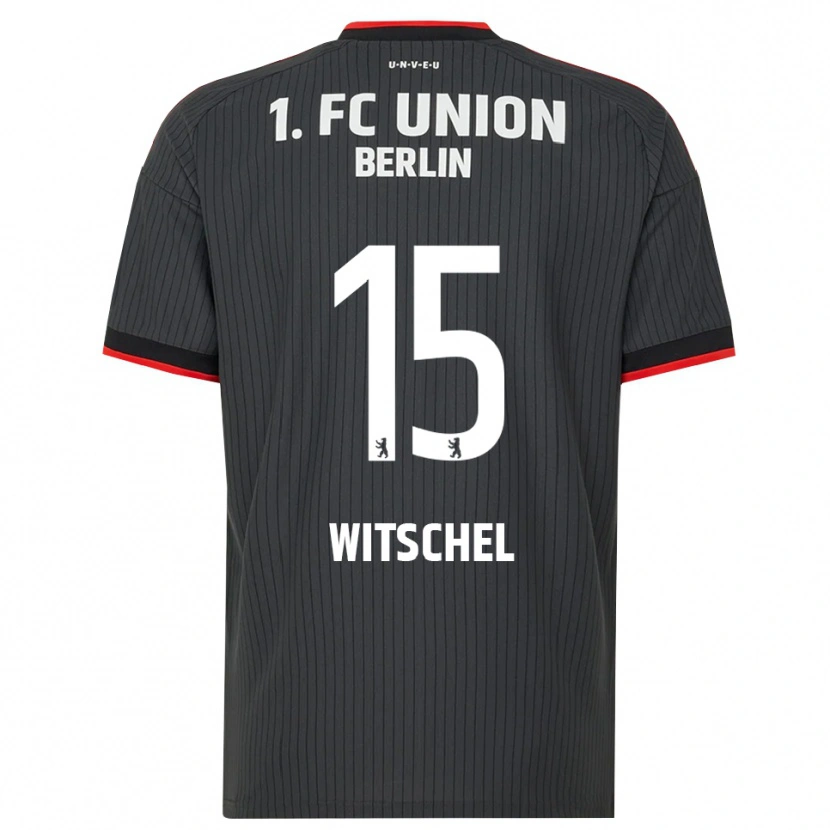 Danxen Niño Camiseta Maxim Witschel #15 Negro Blanco Rojo 2ª Equipación 2026/27 La Camisa México