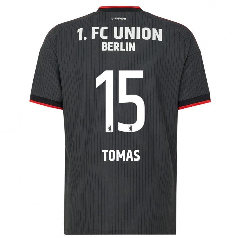 Danxen Niño Camiseta Milos Tomas #15 Negro Blanco Rojo 2ª Equipación 2026/27 La Camisa México