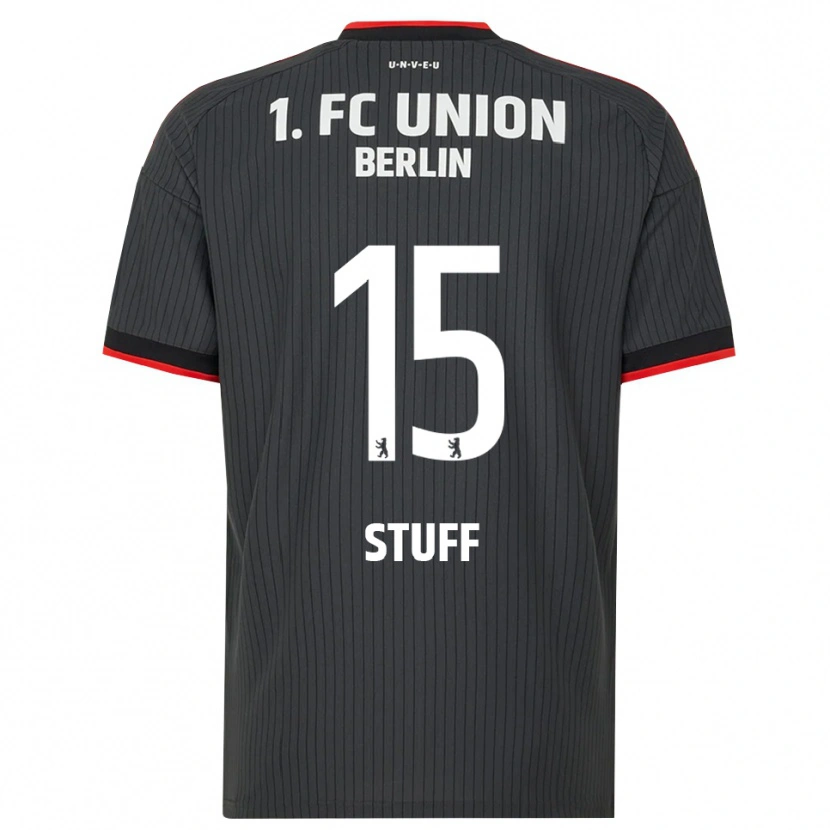 Danxen Niño Camiseta Tim Stuff #15 Negro Blanco Rojo 2ª Equipación 2026/27 La Camisa México