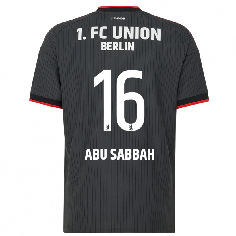 Danxen Niño Camiseta Sarah Abu Sabbah #16 Negro Blanco Rojo 2ª Equipación 2026/27 La Camisa México