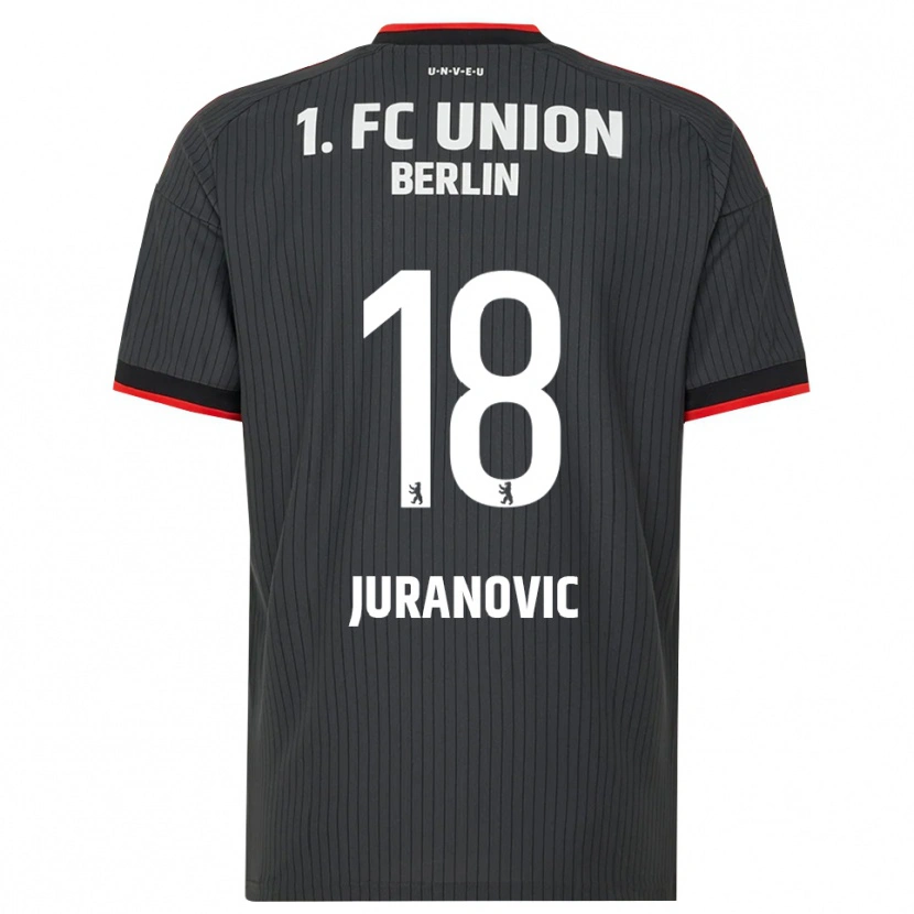Danxen Niño Camiseta Josip Juranovic #18 Negro Blanco Rojo 2ª Equipación 2026/27 La Camisa México