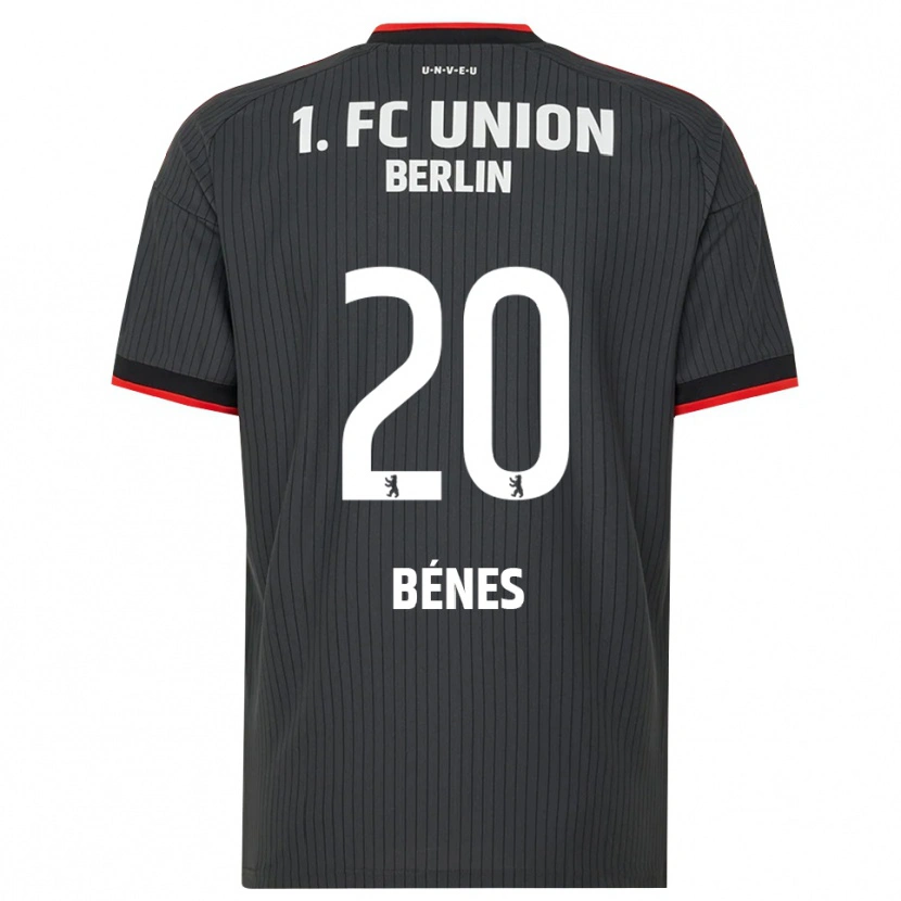 Danxen Niño Camiseta Laszlo Benes #20 Negro Blanco Rojo 2ª Equipación 2026/27 La Camisa México