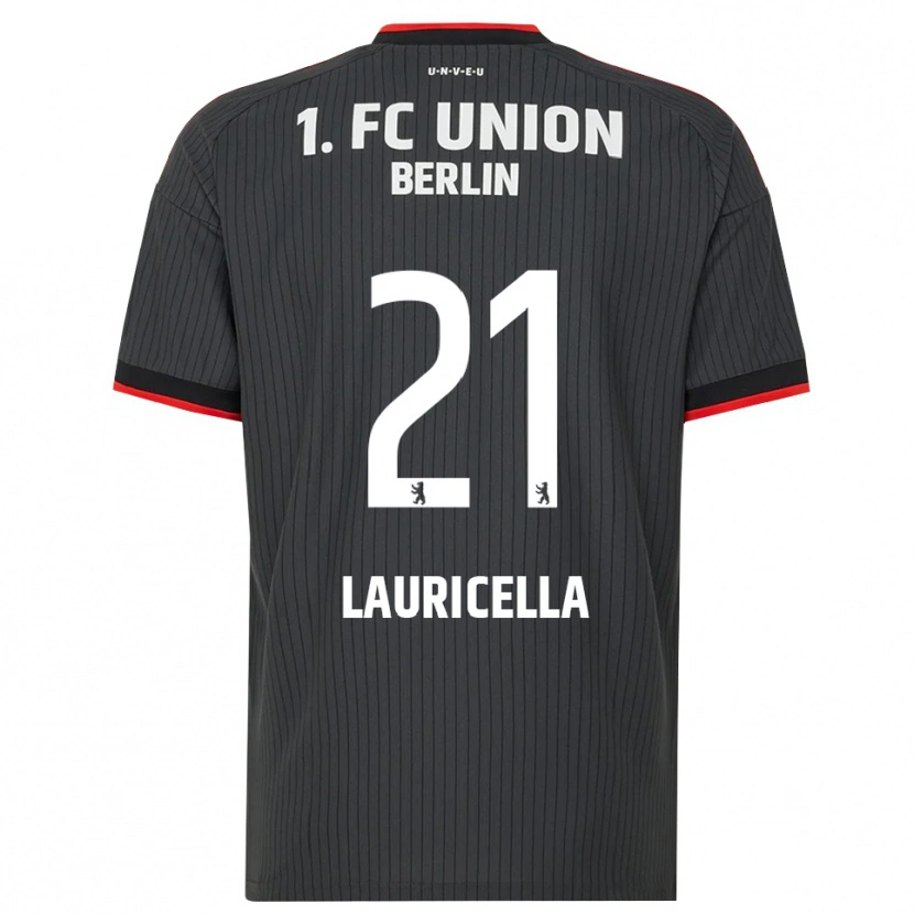Danxen Niño Camiseta Guiseppe Lauricella #21 Negro Blanco Rojo 2ª Equipación 2026/27 La Camisa México