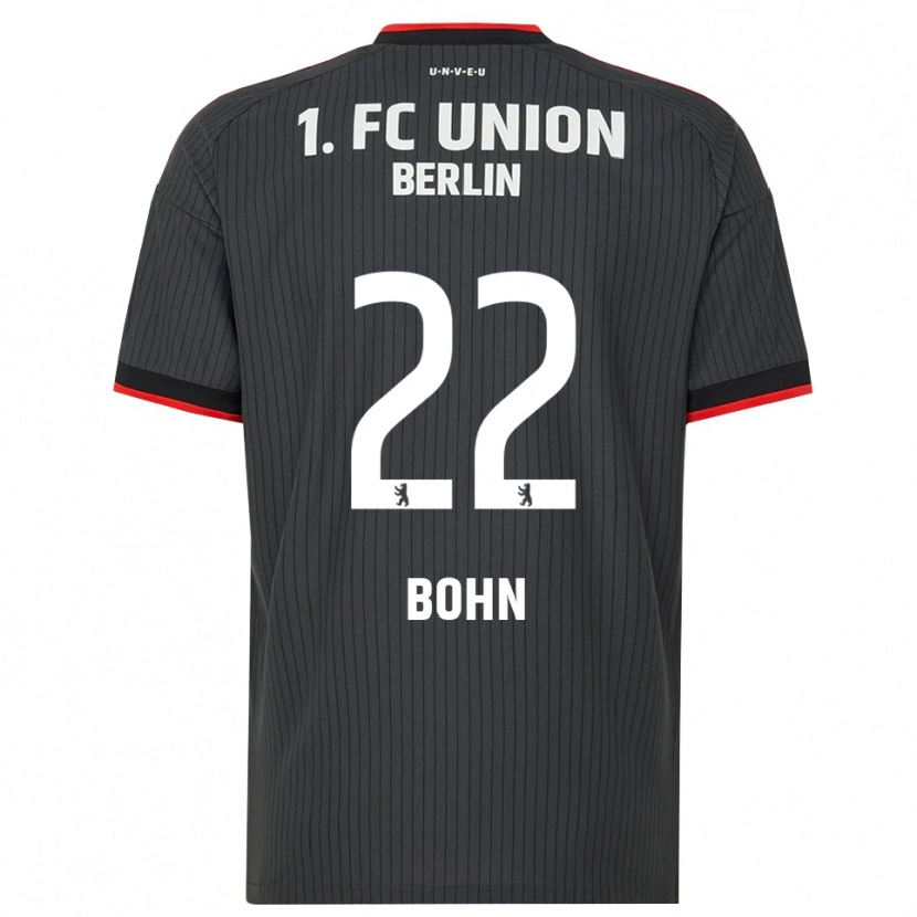 Danxen Niño Camiseta Oskar Bohn #22 Negro Blanco Rojo 2ª Equipación 2026/27 La Camisa México