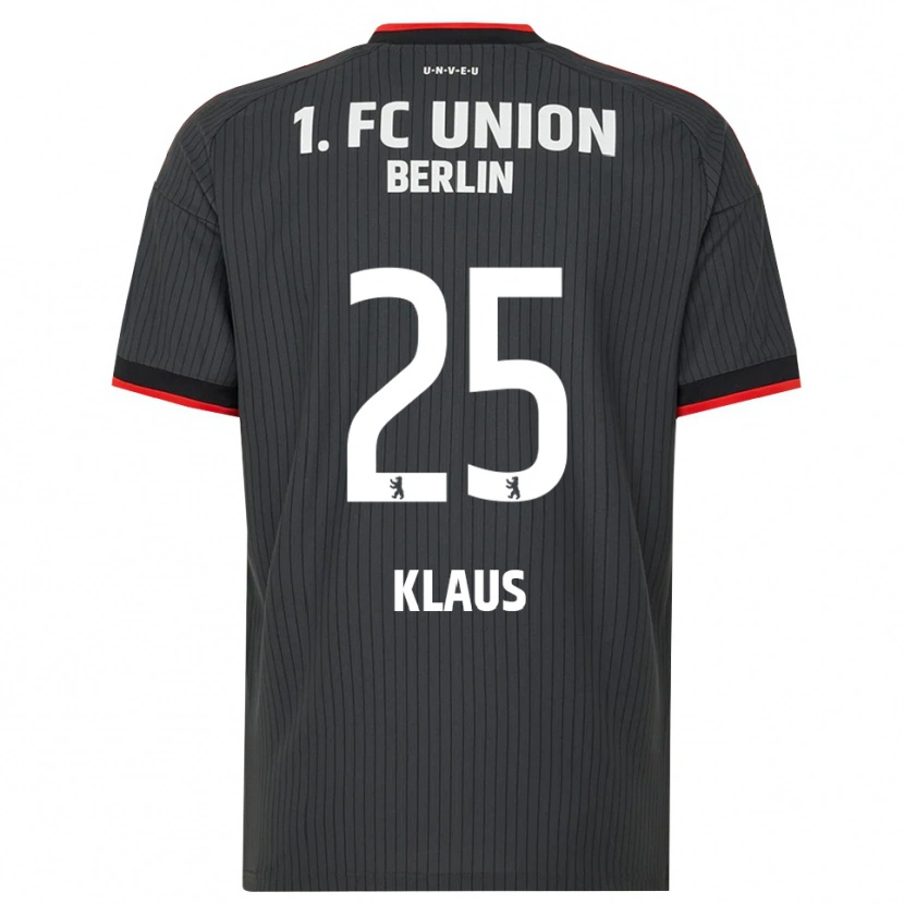 Danxen Niño Camiseta Carl Klaus #25 Negro Blanco Rojo 2ª Equipación 2026/27 La Camisa México
