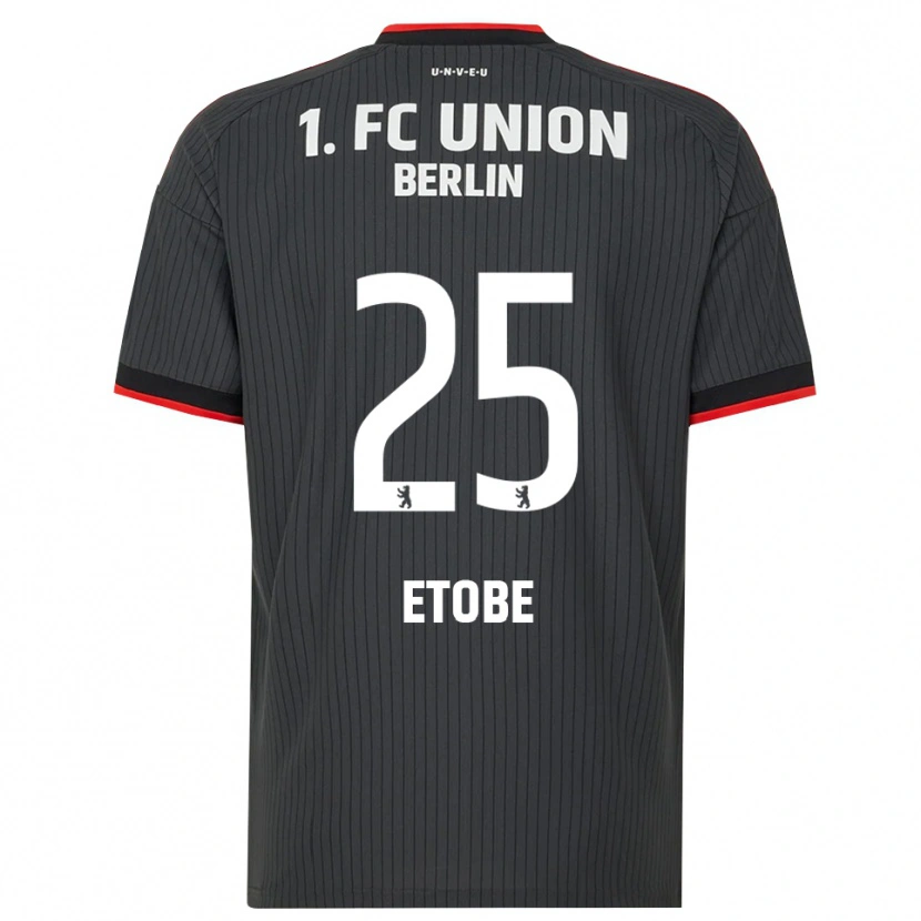 Danxen Niño Camiseta Michael Etobe #25 Negro Blanco Rojo 2ª Equipación 2026/27 La Camisa México