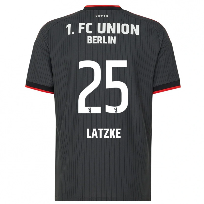 Danxen Niño Camiseta Jannes Latzke #25 Negro Blanco Rojo 2ª Equipación 2026/27 La Camisa México