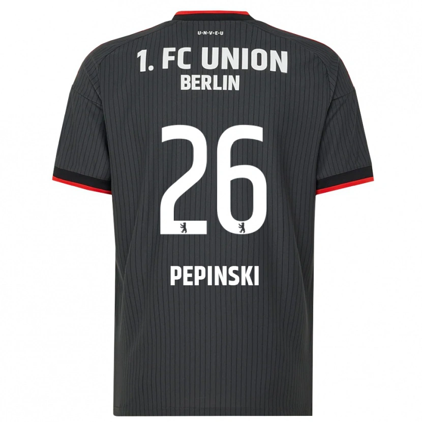 Danxen Niño Camiseta Louis Pepinski #26 Negro Blanco Rojo 2ª Equipación 2026/27 La Camisa México