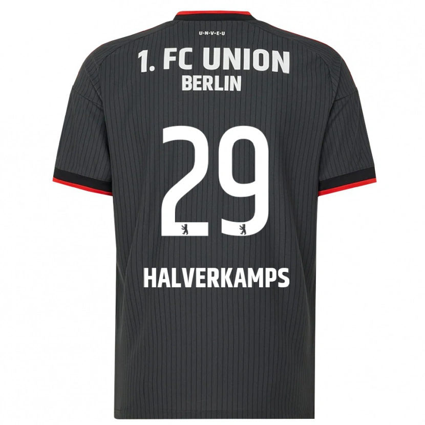 Danxen Niño Camiseta Antonia Halverkamps #29 Negro Blanco Rojo 2ª Equipación 2026/27 La Camisa México