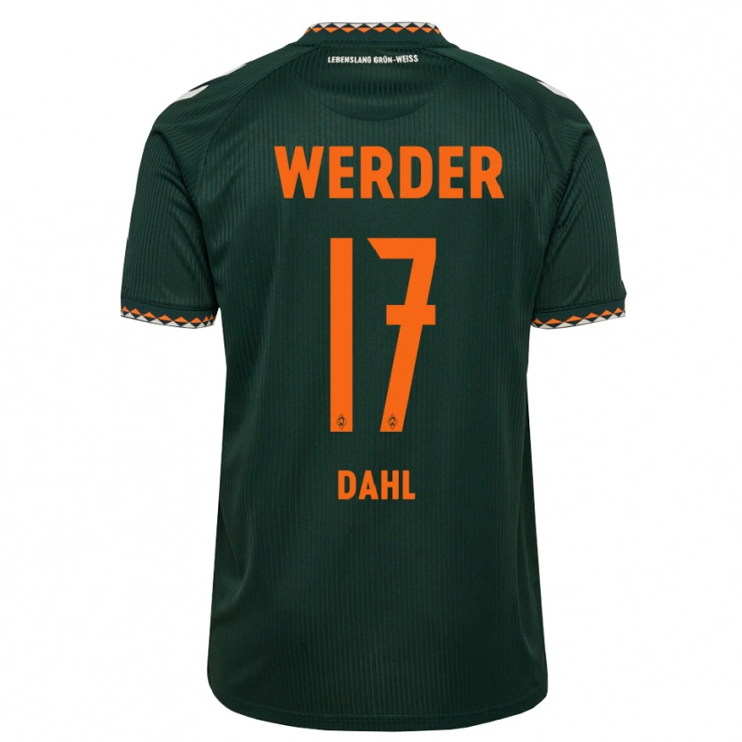 Danxen Niño Camiseta Amira Dahl #17 Verde Oscuro Naranja Blanco 2ª Equipación 2026/27 La Camisa México