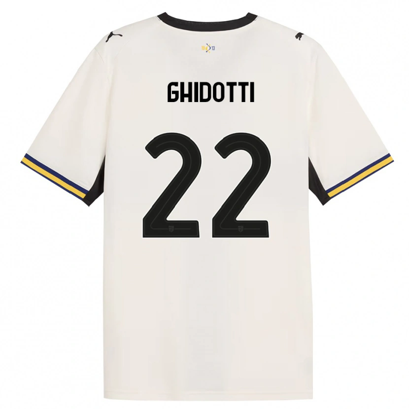 Danxen Niño Camiseta Simone Ghidotti #22 Blanco Roto Negro Amarillo 1ª Equipación 2026/27 La Camisa México