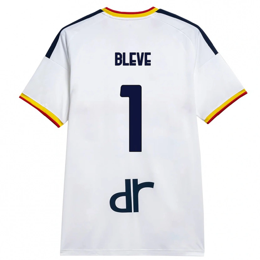 Danxen Niño Camiseta Marco Bleve #1 Blanco Amarillo Rojo 2ª Equipación 2026/27 La Camisa México