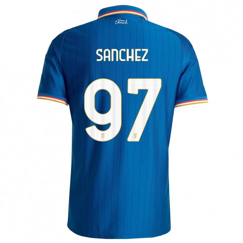 Danxen Hombre Camiseta Robert Sánchez #97 Azul Blanco Rojo 1ª Equipación 2026/27 La Camisa México