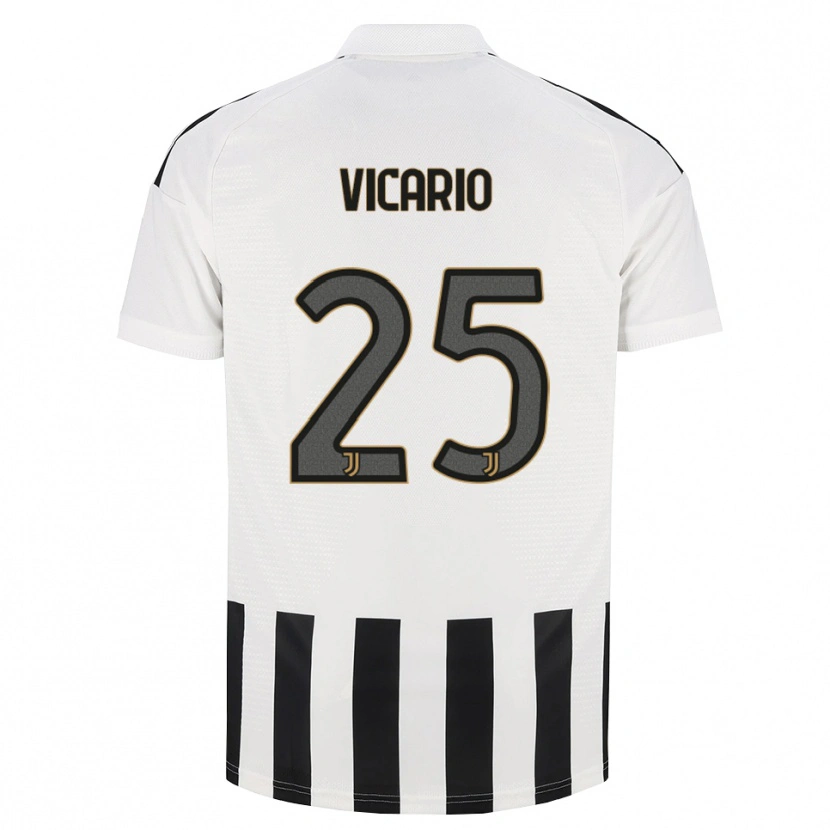Danxen Hombre Camiseta Guglielmo Vicario #25 Negro Blanco Marrón 1ª Equipación 2026/27 La Camisa México