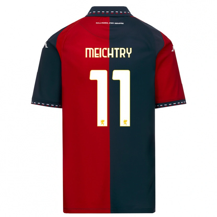 Danxen Hombre Camiseta Franz-Ethan Meichtry #11 Rojo Negro Blanco 1ª Equipación 2026/27 La Camisa México