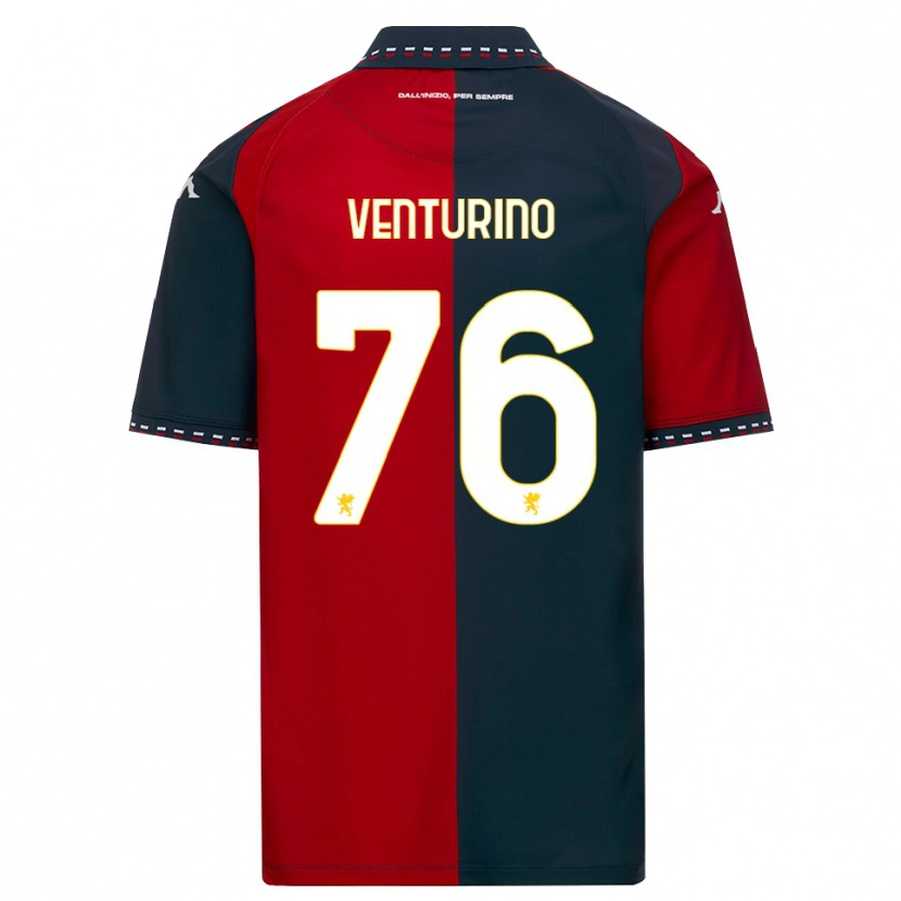 Danxen Hombre Camiseta Lorenzo Venturino #76 Rojo Negro Blanco 1ª Equipación 2026/27 La Camisa México