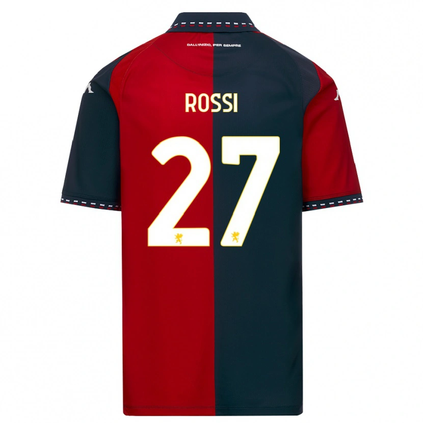 Danxen Hombre Camiseta Lucrezia Rossi #27 Rojo Negro Blanco 1ª Equipación 2026/27 La Camisa México