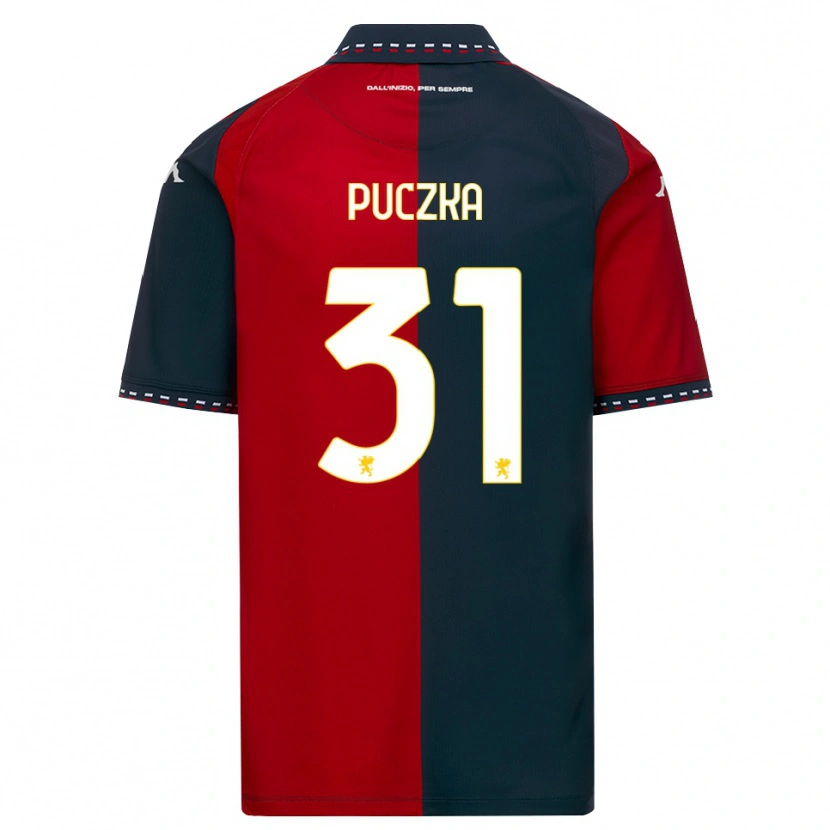 Danxen Hombre Camiseta David Puczka #31 Rojo Negro Blanco 1ª Equipación 2026/27 La Camisa México