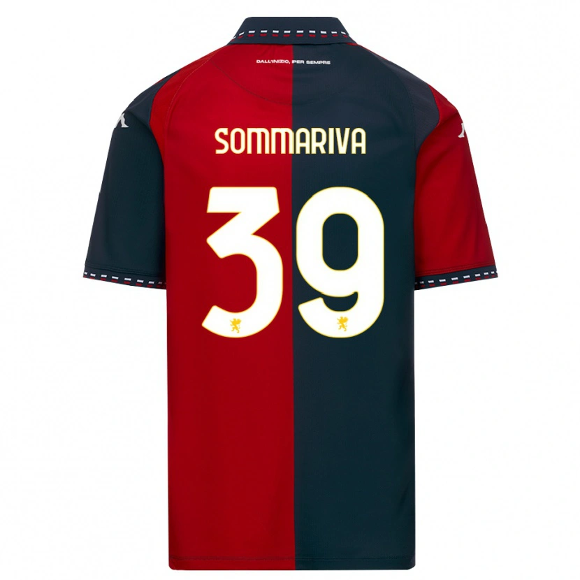 Danxen Hombre Camiseta Daniele Sommariva #39 Rojo Negro Blanco 1ª Equipación 2026/27 La Camisa México