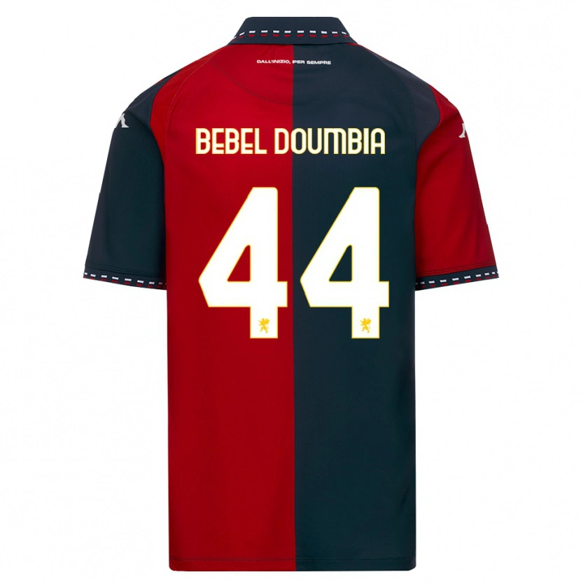 Danxen Hombre Camiseta Chec Bebel Doumbia #44 Rojo Negro Blanco 1ª Equipación 2026/27 La Camisa México