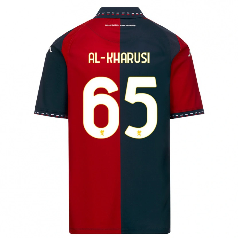 Danxen Hombre Camiseta Suhayb Al-Kharusi #65 Rojo Negro Blanco 1ª Equipación 2026/27 La Camisa México