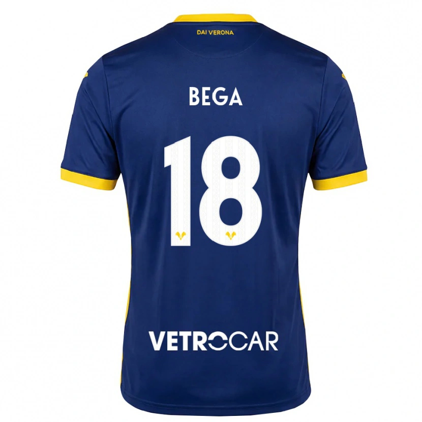 Danxen Hombre Camiseta Leorat Bega #18 Azul Real Amarillo Blanco 1ª Equipación 2026/27 La Camisa México