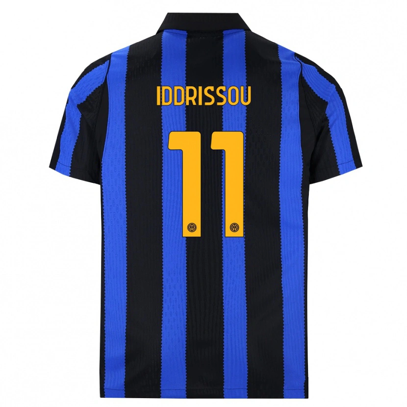 Danxen Hombre Camiseta Jamal Iddrissou #11 Negro Azul Amarillo 1ª Equipación 2026/27 La Camisa México