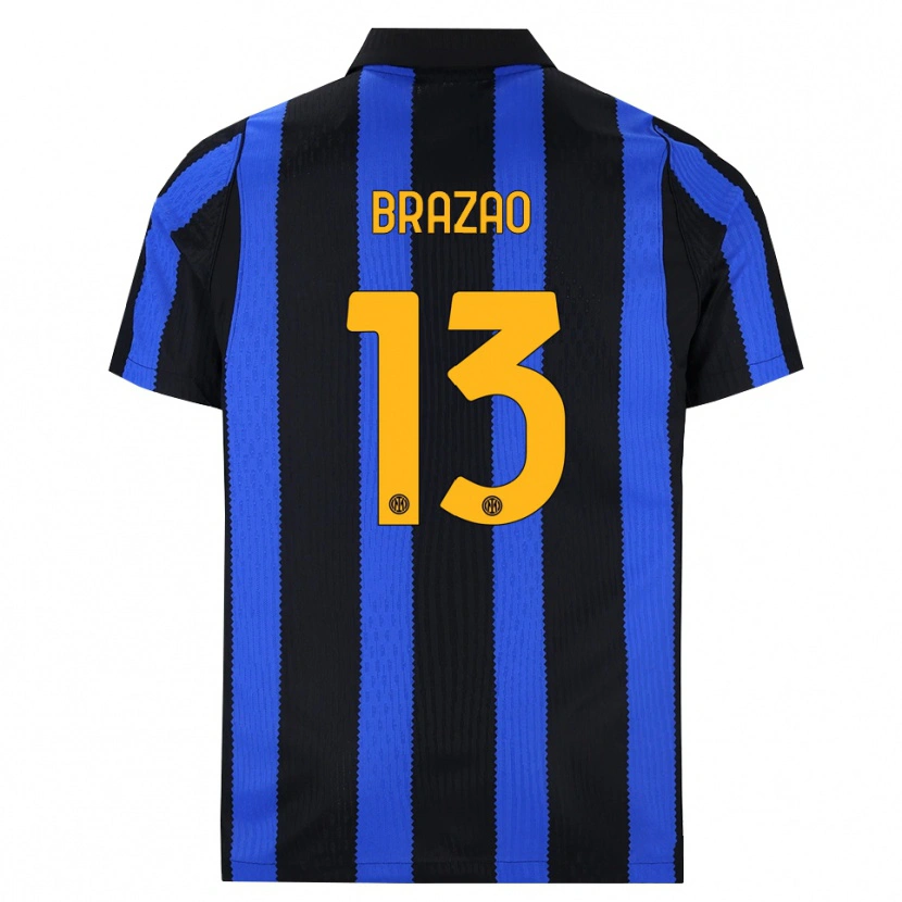 Danxen Hombre Camiseta Gabriel Brazao #13 Negro Azul Amarillo 1ª Equipación 2026/27 La Camisa México