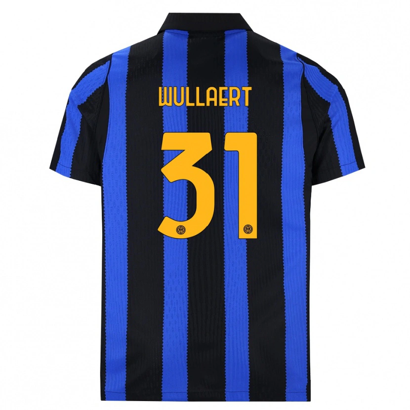 Danxen Hombre Camiseta Tessa Wullaert #31 Negro Azul Amarillo 1ª Equipación 2026/27 La Camisa México