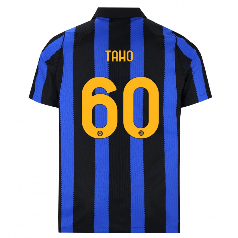 Danxen Hombre Camiseta Alain Taho #60 Negro Azul Amarillo 1ª Equipación 2026/27 La Camisa México