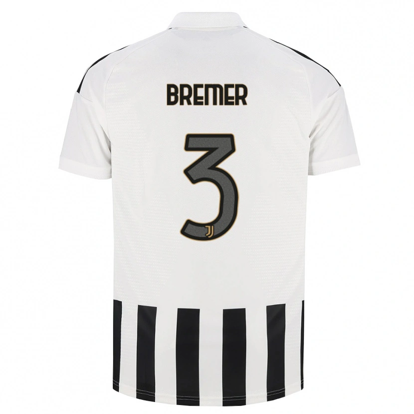 Danxen Hombre Camiseta Gleison Bremer Silva Nascimento #3 Negro Blanco Marrón 1ª Equipación 2026/27 La Camisa México