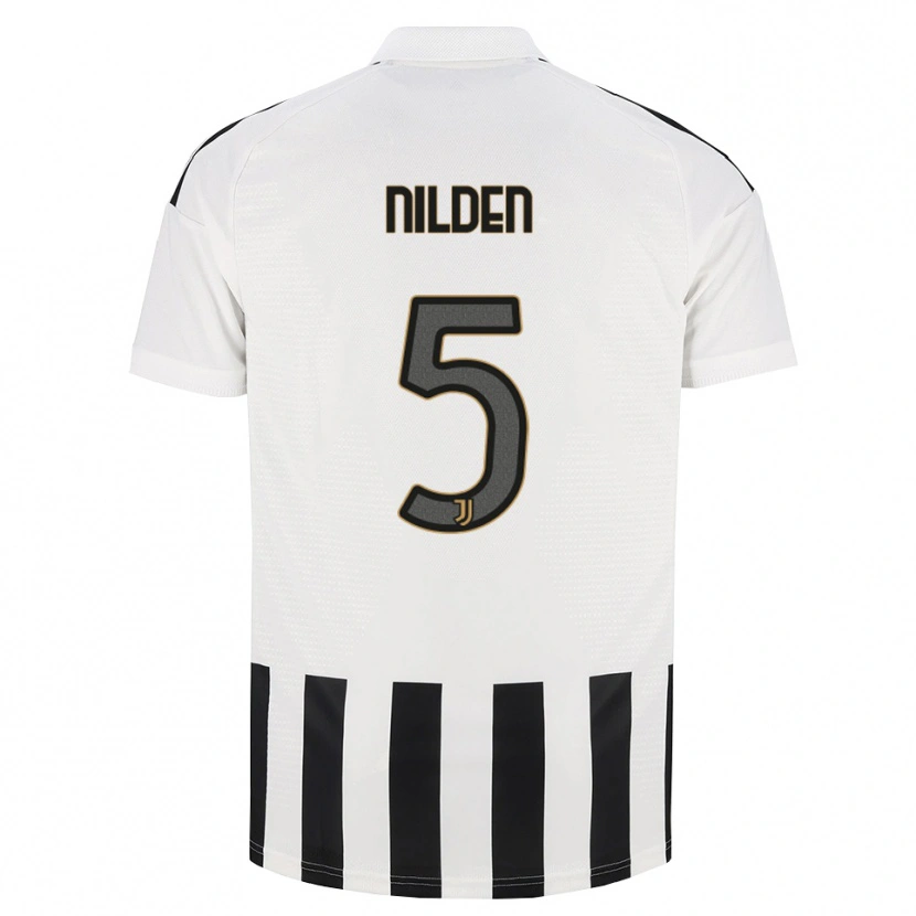 Danxen Hombre Camiseta Amanda Nilden #5 Negro Blanco Marrón 1ª Equipación 2026/27 La Camisa México