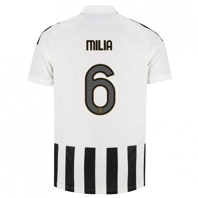 Danxen Hombre Camiseta Nicolò Milia #6 Negro Blanco Marrón 1ª Equipación 2026/27 La Camisa México