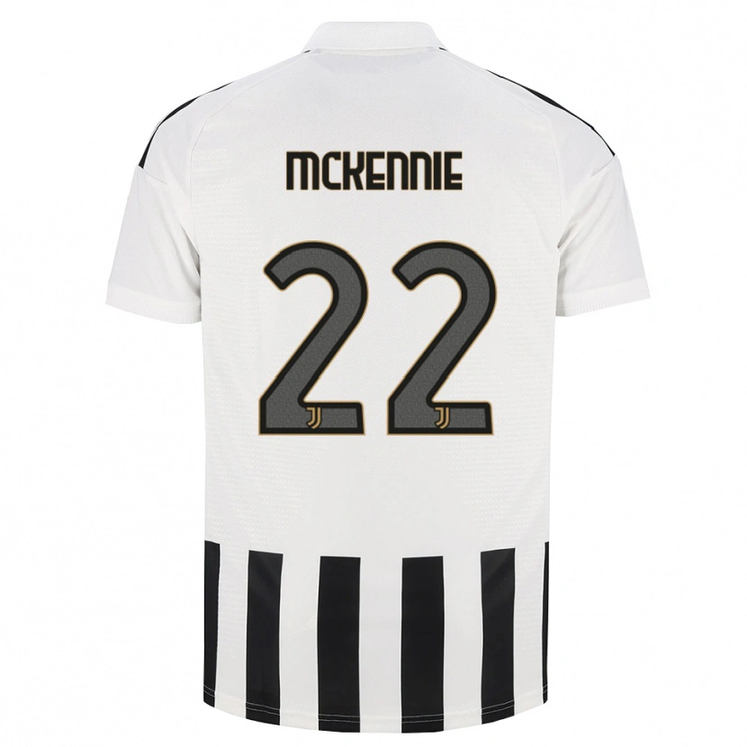 Danxen Hombre Camiseta Weston Mckennie #22 Negro Blanco Marrón 1ª Equipación 2026/27 La Camisa México