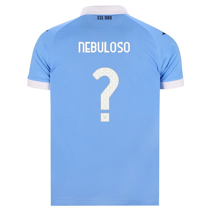Danxen Hombre Camiseta Giulio Nebuloso #0 Azul Cielo Negro Blanco 1ª Equipación 2026/27 La Camisa México