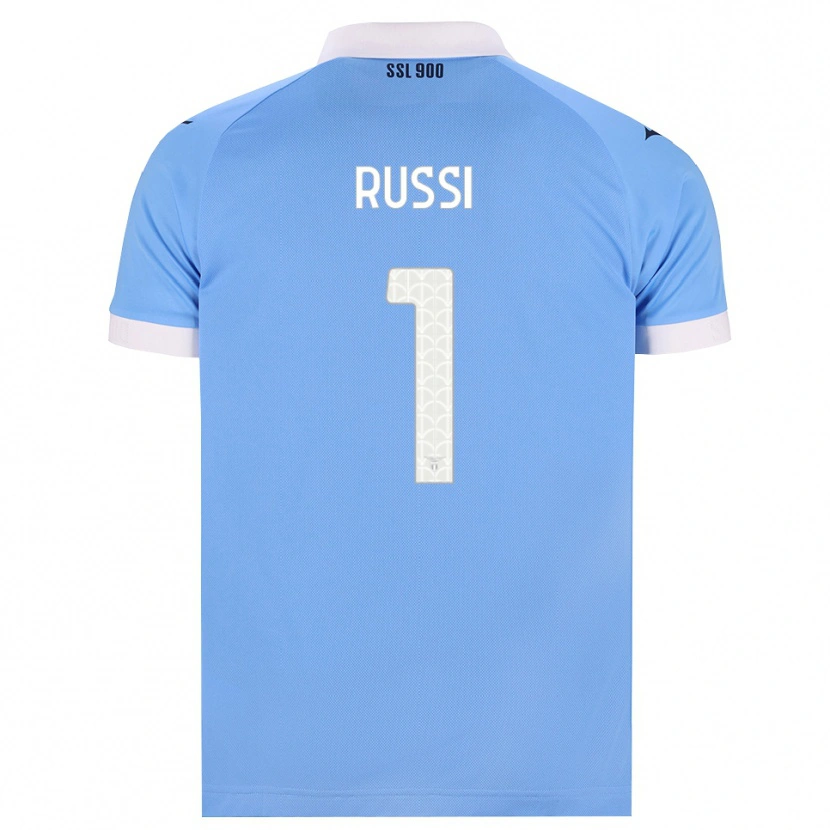 Danxen Hombre Camiseta Gabriele Russi #1 Azul Cielo Negro Blanco 1ª Equipación 2026/27 La Camisa México