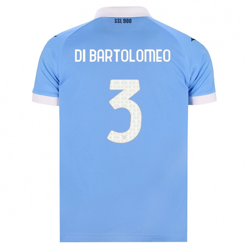 Danxen Hombre Camiseta Damiano Di Bartolomeo #3 Azul Cielo Negro Blanco 1ª Equipación 2026/27 La Camisa México