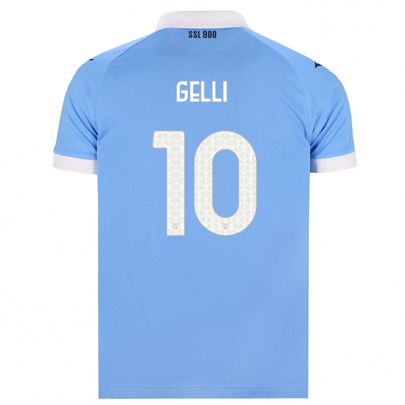 Danxen Hombre Camiseta Valerio Gelli #10 Azul Cielo Negro Blanco 1ª Equipación 2026/27 La Camisa México