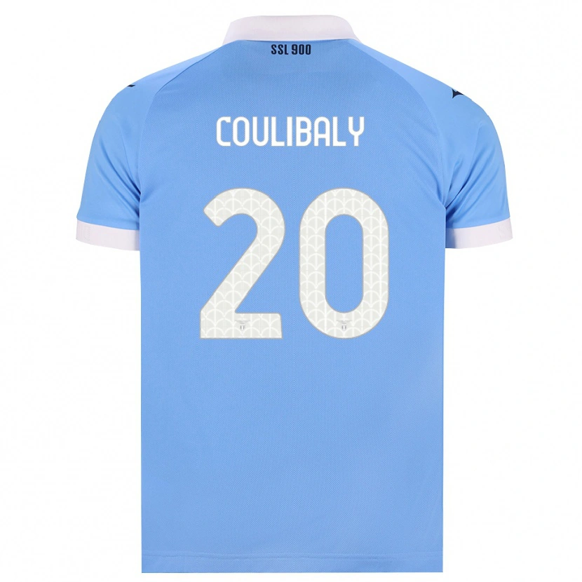 Danxen Hombre Camiseta Larsson Coulibaly #20 Azul Cielo Negro Blanco 1ª Equipación 2026/27 La Camisa México