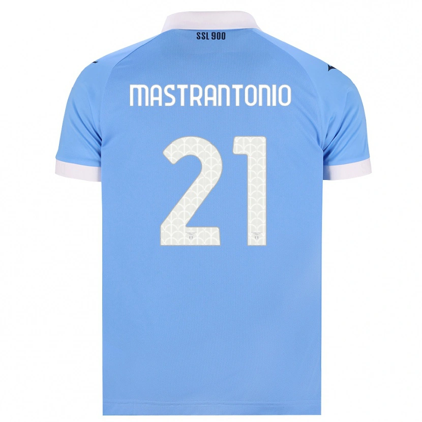 Danxen Hombre Camiseta Ella Mastrantonio #21 Azul Cielo Negro Blanco 1ª Equipación 2026/27 La Camisa México
