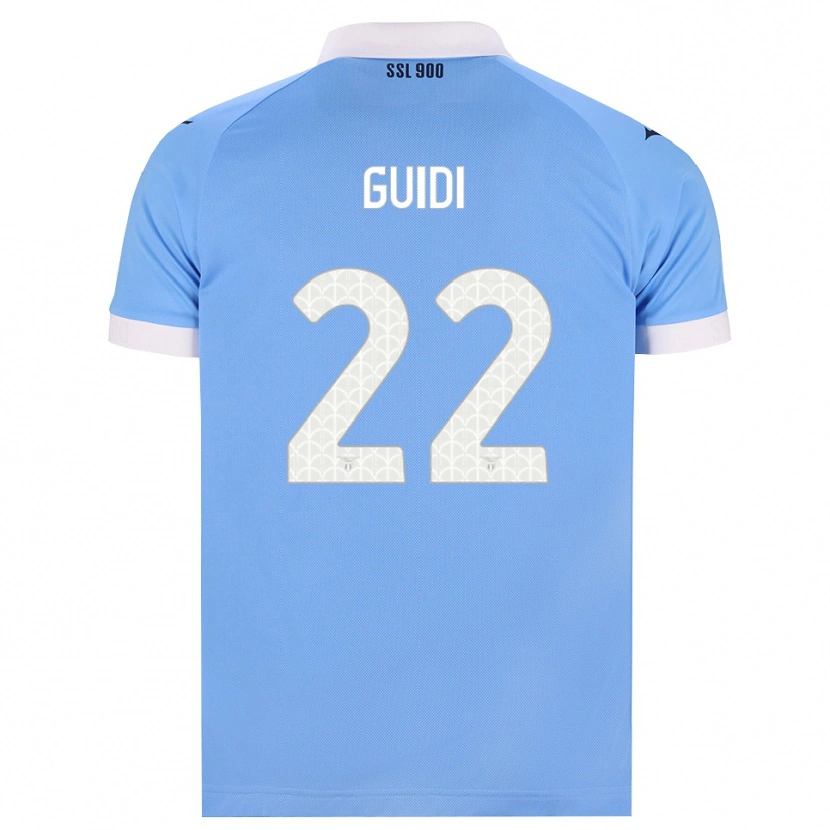 Danxen Hombre Camiseta Emma Guidi #22 Azul Cielo Negro Blanco 1ª Equipación 2026/27 La Camisa México
