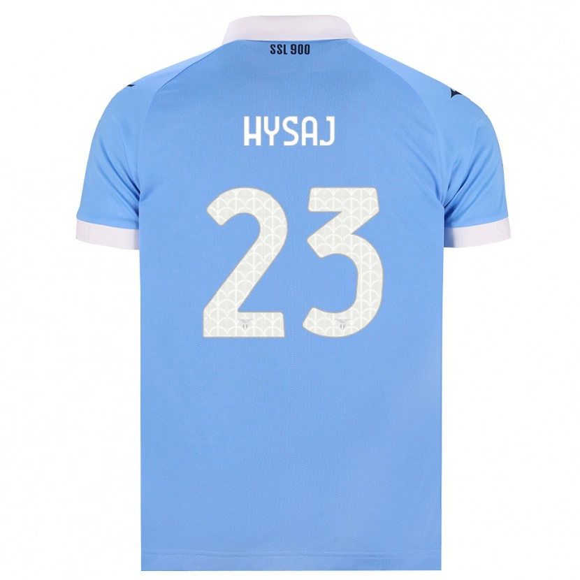 Danxen Hombre Camiseta Elseid Hysaj #23 Azul Cielo Negro Blanco 1ª Equipación 2026/27 La Camisa México